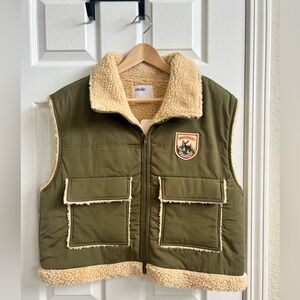 ELODIE PUFF SHERPA VEST